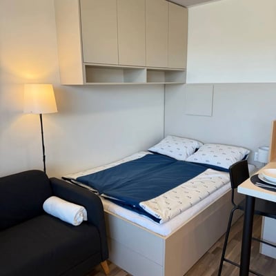 Rent of a modern furnished studio, Bratislava-Petržalka, Slovakia